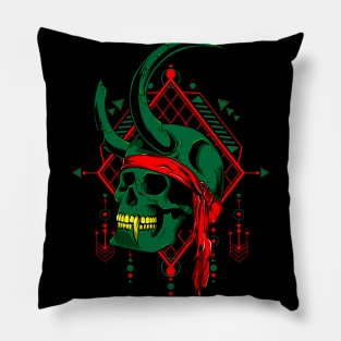 Devil Pirate Skull Pillow