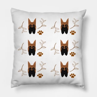 Great Dane dog pattern Pillow