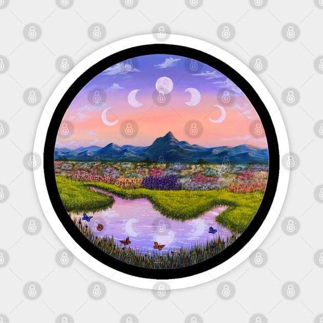 Beautiful Hills Magnet by Creativity Explode