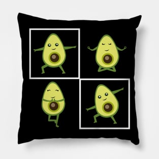 'Yoga and Avocados' Amazing Avocados Lover Gift Pillow
