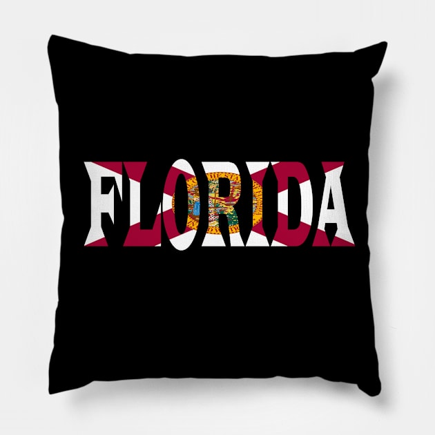 Florida Flag Pillow by ArianJacobs