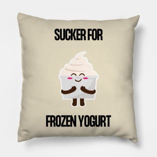 sucker for frozen yogurt Pillow