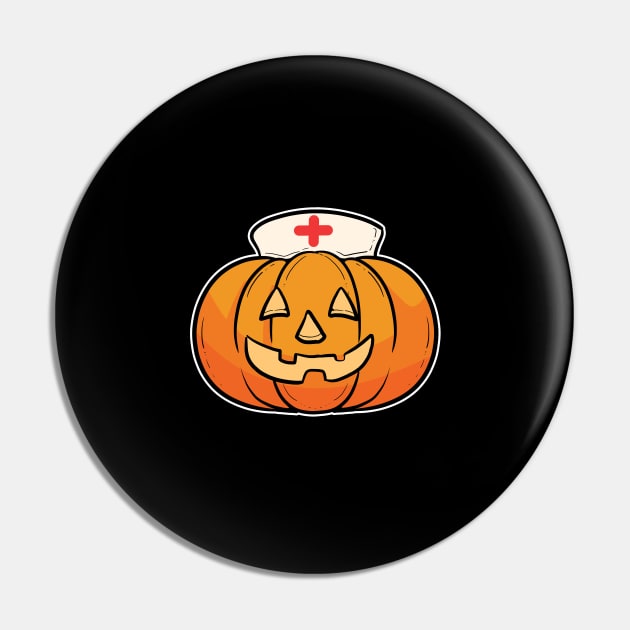 Halloween Nurse Pumpkin Aid Hospital Pumpkins Gift Pin by amango