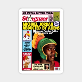 Extra! Extra! Sneaker Baron Abducted By Aliens! Magnet