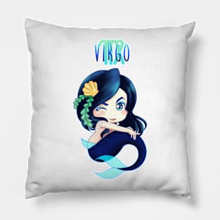 Virgo Damselfish Mermaid Pillow