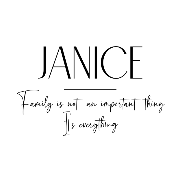 Janice Family, Janice Name, Janice Middle Name by Rashmicheal