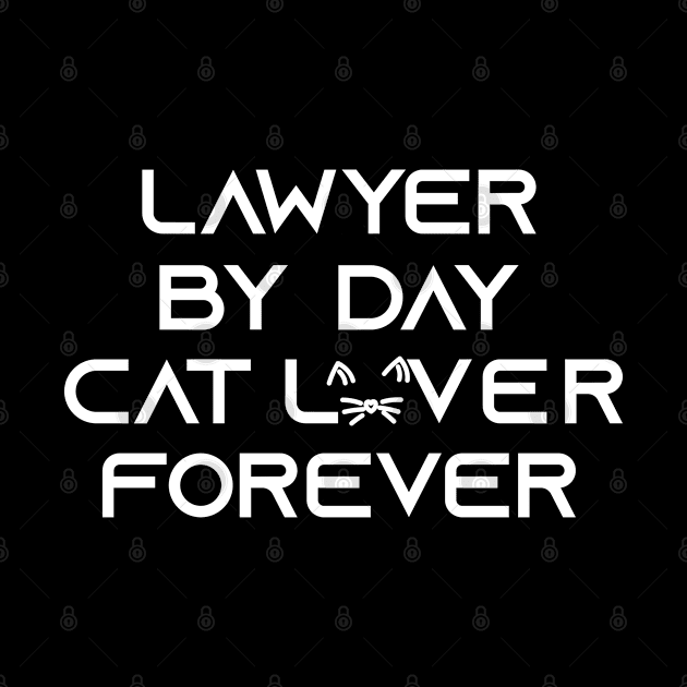 lawyer cat lover by Elhisodesigns