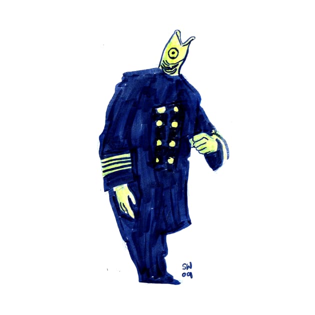 Sardine doorman by CoolCharacters