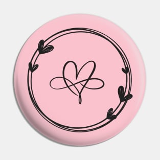 Valentines Day Hearts Pin