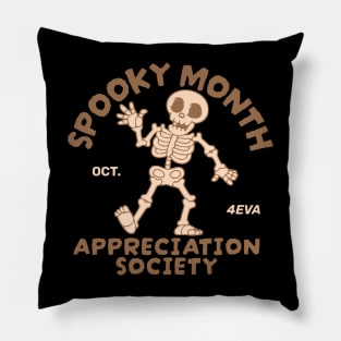 Spooky Month Appreciation Soceity Pillow