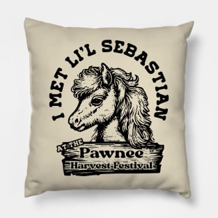 I Met Li'l Sebastian at the Pawnee Harvest Festival Pillow