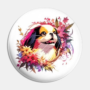 Japanese Chin Mothers Day Dog Mom Special Gift Pin