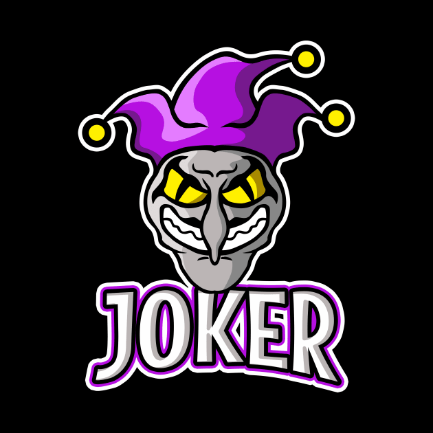 Evil Joker E-Sports Mascot by Foxxy Merch