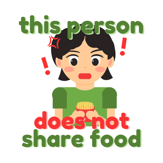 This Person Does Not Share Food by aaalou