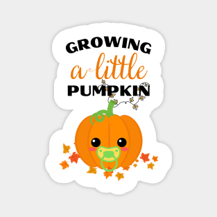 Growing a Little Pumpkin Magnet