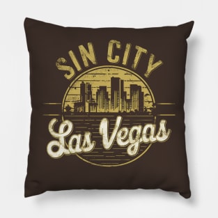 Sin City Las Vegas Nevada Pillow