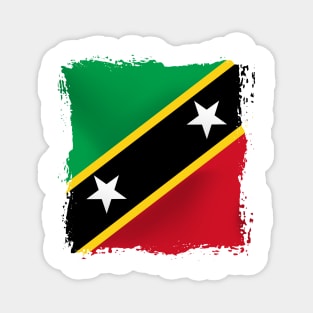 Saint Kitts dan Nevis artwork Magnet