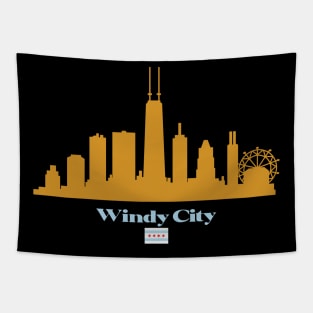 Chicago- Windy City Tapestry