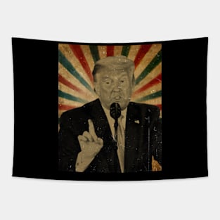 Wanted President Donald Trump // Photo Vintage Retro Look Fan Design Tapestry