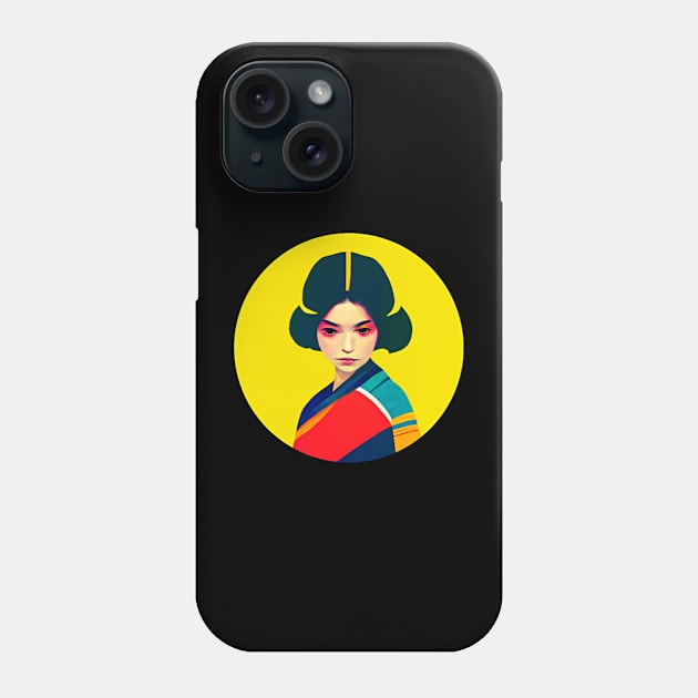 Pretty Geisha Girl Phone Case by Edongski303 Teepublic Merch