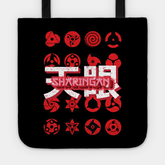 Sharingan Uchiha Eyes From Naruto Sharingan Tote Teepublic