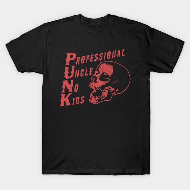 Punk Professional Uncle No Kids Funny Vintage T-Shirt Punk Professional Uncle No Kids Funny Vintage T-Shirt