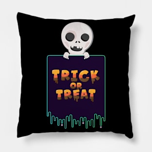Trick Or Treat Little Monster Pillow