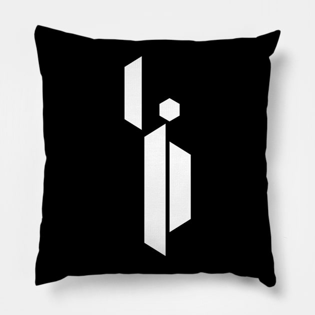 Minimal Rise Up Man Pillow by newledesigns