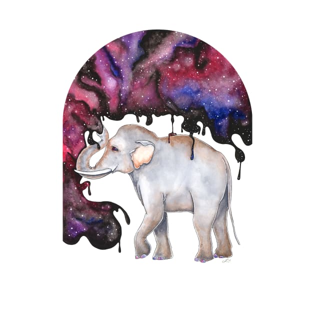 Galactic Elephant by lyndaparker