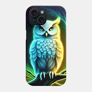 Neon Owl Phone Case