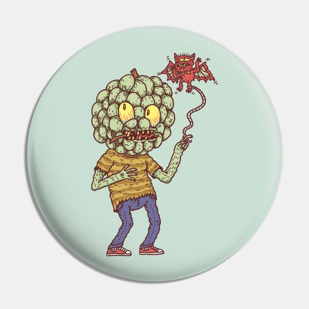 Sugar-apple Man Pin by hex