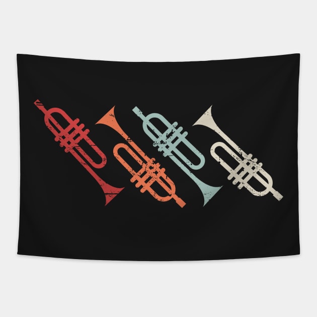 Vintage Marching Band Trumpets Tapestry by MeatMan