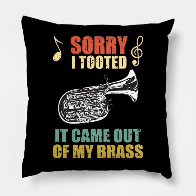 Baritone Euphonium Pillow by BOOBYART