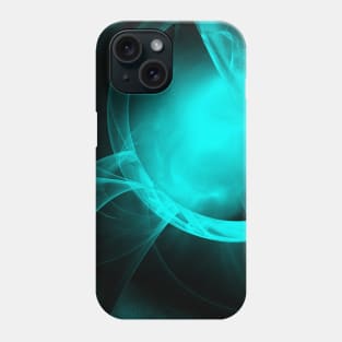 Through the glowing glass portal Phone Case