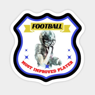 Most improved player football Magnet