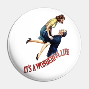 It's A Wonderful Life, From A Vintage 1946 Movie Poster Pin