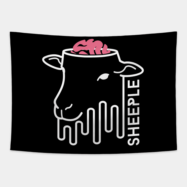 Sheeple Tapestry by jasmineitor