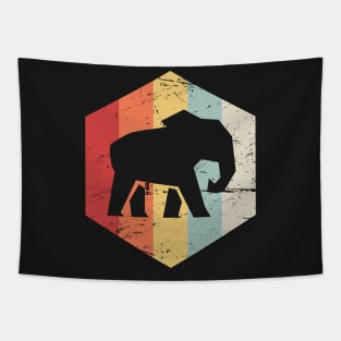 Retro 70s Elephant Tapestry