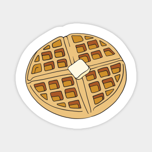 Waffle Illustration Magnet