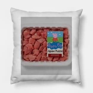 Peppa Pig Jigsaw Puzzle – Dark Humor Meme Pillow