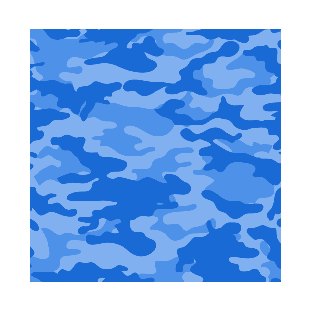 Blue Camouflage by flimflamsam