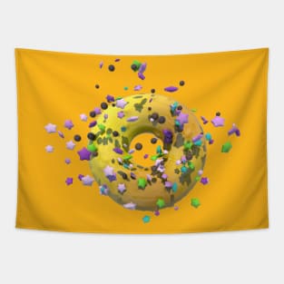 pineapple stars donut Tapestry