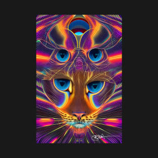 Trippy Cat Vibes 17 T-Shirt