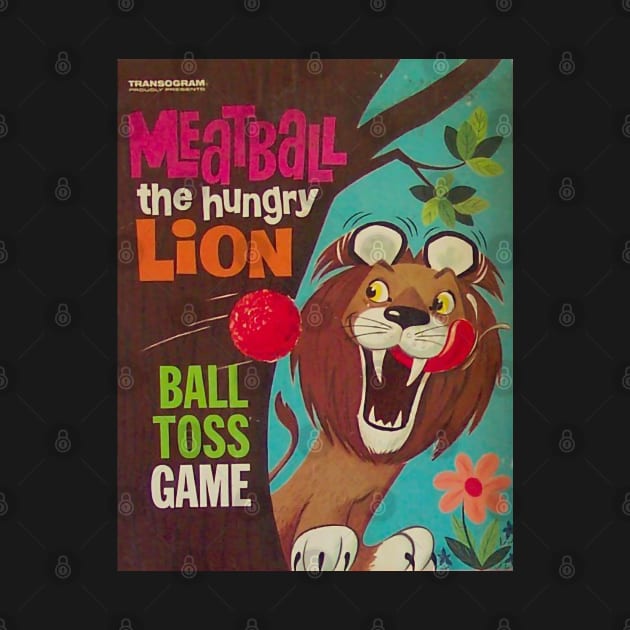 Meatball the Hungry Lion by offsetvinylfilm