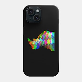 Rainbow Rhino Phone Case