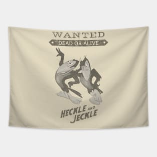 Heckle and Jeckle Retro Cartoons Tapestry