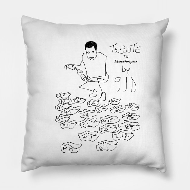 Tribute to a great designer by 9JD Pillow by JD by BN18 