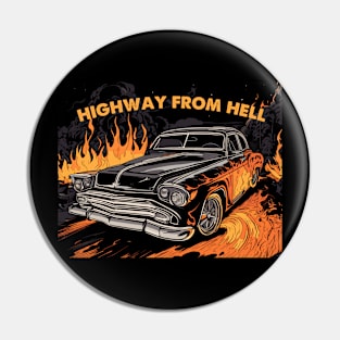 straight from hell car Pin