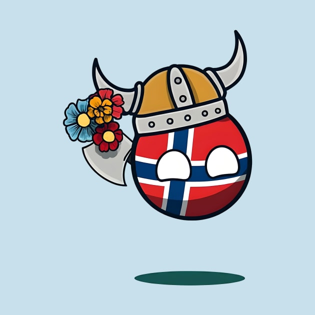 Norway Happy Countryball Polandball by Polandball World