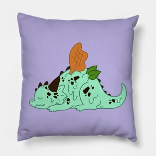 Mint choco chip dragon Pillow